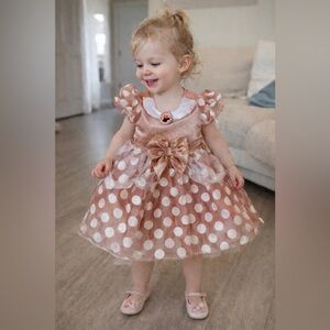Disney Minnie Pink and white costume dress size 2T